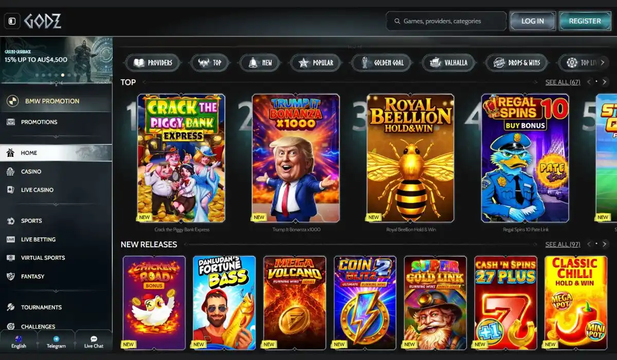 Godz online casino