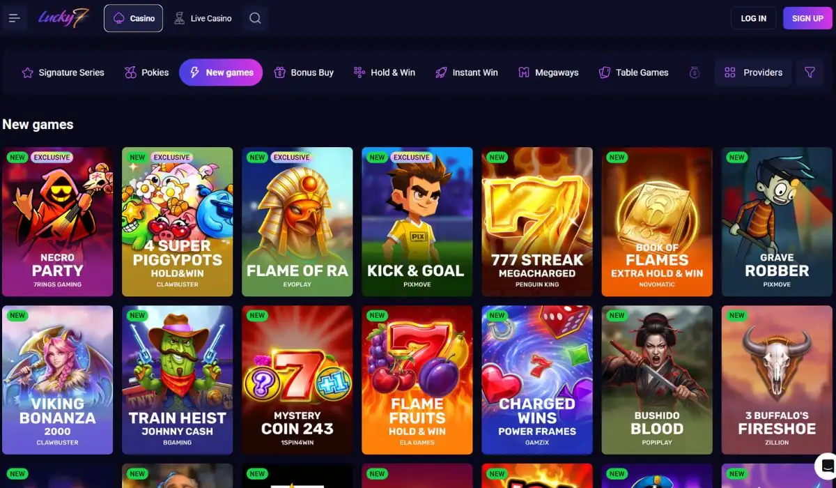 Lucky7even online casino